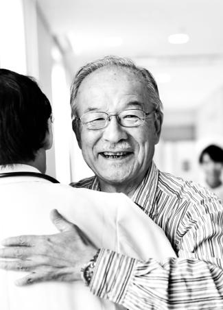 Boston Scientific Hero Image: Doctor and Patient Hugging 